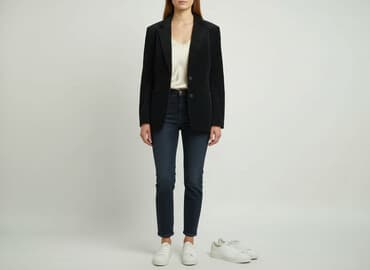 czarne t shirty i marynarka: Women's blazer, size S — 1