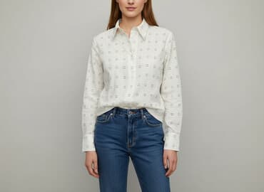 biala koszula 140: Koszula damska, rozmiar M — 1