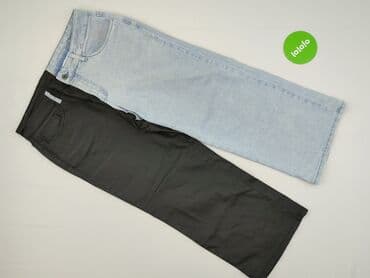 legginsy lateksowe z wysokim stanem: Jeansy damskie, L — 2