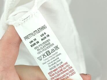 bluzki z transparentnymi rękawami: PrettyLittleThing, Top damski, rozmiar M — 4