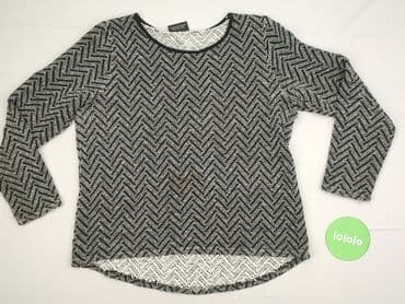 bluzki basic czarne: Gina, Bluzka damska, 3XL — 2