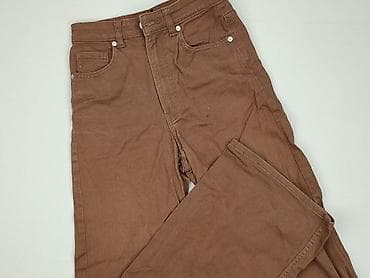 top lniany hm: H&M Divided, Spodnie materiałowe damskie, rozmiar 2XS — 1