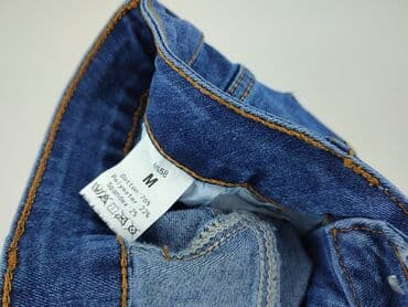 srebrne legginsy: Jeansy damskie, M — 4