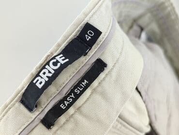 białe lniane spodnie zara: Chinosy dla mężczyzn, rozmiar L — 4