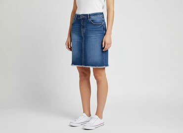 spodenki spódniczka jeans: Pieces, Spódnica damska, rozmiar M — 7