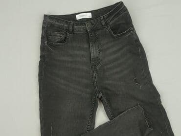 czarne skinny jeans: Reserved, Jeansy damskie, rozmiar S — 1