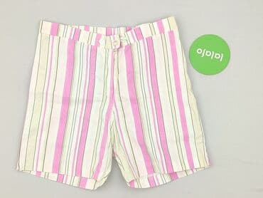 krótkie spodenki plus size: Material trousers for women, size S (EU 36) — 2
