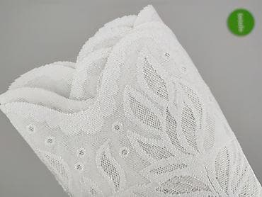 rolka do ubrań ikea: Biała firana żakardowa z haftem roślinnym - Delikatna — 4
