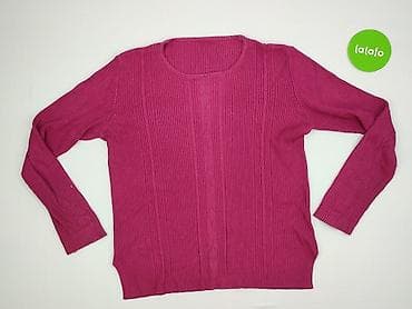 sweter fuksja: Sweter damski, rozmiar L — 2