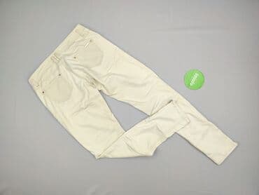 kremowe jeansy: Jeansy damskie, rozmiar M — 3