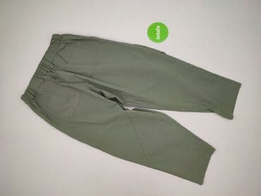 khaki legginsy: Spodnie materiałowe damskie, rozmiar L — 3