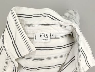 sukienka biała z czarnymi wstawkami: VRS, Sukienka damska, rozmiar L — 5