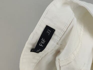 białe spodenki damskie: F&F, Szorty damskie, rozmiar L — 4