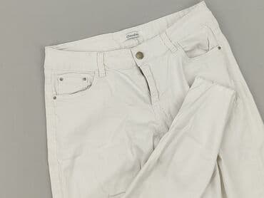 zalando białe jeansy damskie: Jeansy damskie, rozmiar L — 1