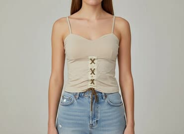 buty z koronki: Top damski, rozmiar S — 6