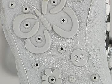 srebrne baleriny deichmann: Buciki niemowlęce, 24, stan - Bardzo dobry — 5