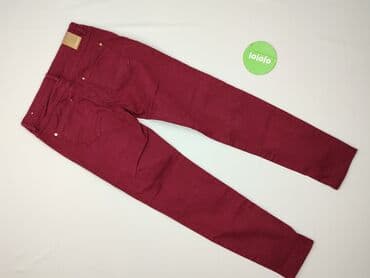 brązowe spodnie woskowane stradivarius: Stradivarius, Jeansy damskie, rozmiar S — 5