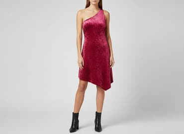 welurowe sukienki na wesele: H&M, Sukienka damska, rozmiar M — 6