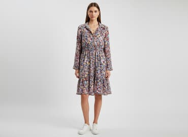 mohito sukienka w kwiaty dluga: More & More, Sukienka damska, rozmiar XS — 6