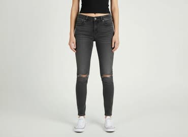 jeansy cropped damskie: Cropp, Jeansy damskie, rozmiar XS — 7