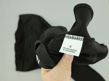 legginsy lateksowe z wysokim stanem: Spódnica damska, S — 4