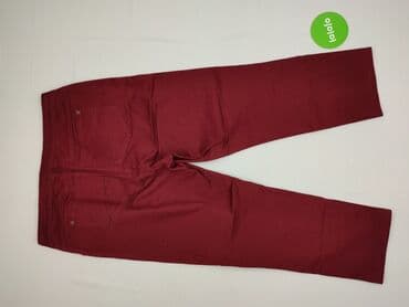 Women: Material trousers for women, size 3XL (EU 46) — 3