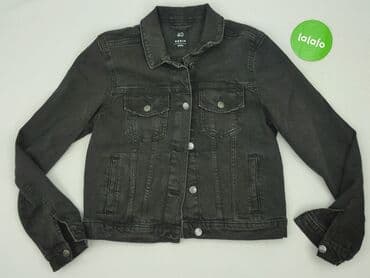 damskie marynarki duże rozmiary: Denim, Kurtka jeansowa damska, L — 2