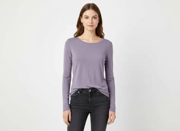 długość koszulki a wzrost: Bluzka damska, S — 6