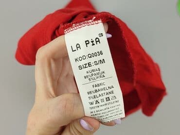 czerwona obcisła sukienka h: La Pia, Sukienka damska, rozmiar S — 4