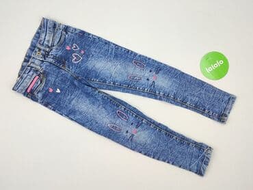 sweterek basic: Spodnie jeansowe, Little kids, 8 lat, 128, stan - Idealny — 2