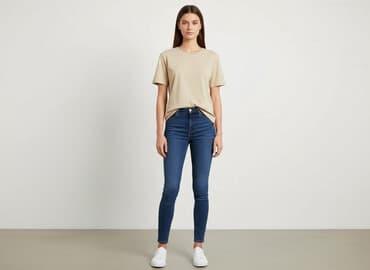 t shirty beżowe: T-shirt damski, rozmiar S — 6