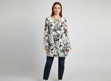 sukienka i długie kozaki: Women`s dress, size S — 1