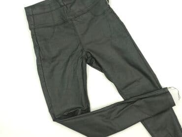 legginsy obcisłe: Legginsy Ze skóry ekologicznej damskie, rozmiar M — 1