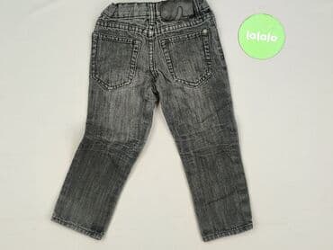 szerokie jeansy czarne: Jeans, 1.5-2 years, 92, condition - Perfect — 3