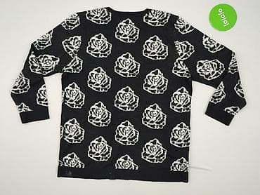 czarny sweter oversize: Sweter damski, rozmiar XL — 3