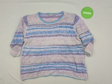 sweter z dużymi oczkami: Rabe, Sweter damski, 3XL — 2