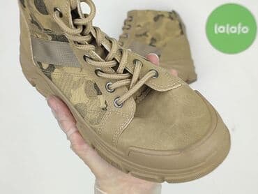 kozaki zimowe w ccc: Męskie buty taktyczne/trekkingowe w kolorze piaskowym z kamuflażem. - — 6