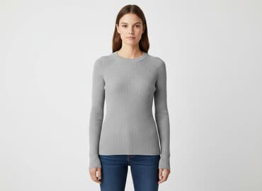 sweter w chmurki reserved: Sweter damski, rozmiar S — 6