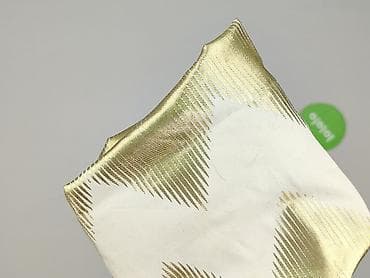 zegarek: Poszewka dekoracyjna na poduszkę – złoty wzór zygzak na białym tle - — 4