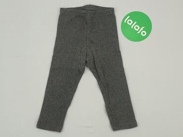 spodnie woskowane czarne: Leggings, 3-6 months, condition - Very good — 2