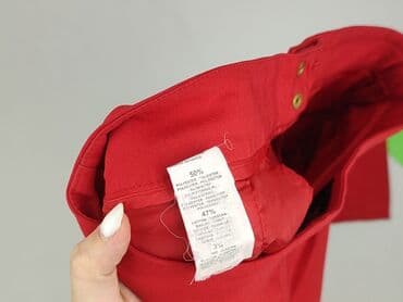 reserved czerwone spodnie: Spodnie materiałowe damskie, rozmiar M — 5