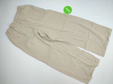 spodnie na lato plus size: Spodnie materiałowe damskie, 2XL — 3