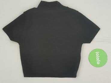 czarne body z długim rękawem zara: Zara, Top damski, rozmiar S — 2