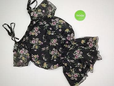 dirty dancing stroje: Kombinezon damski, rozmiar S - Kolor: czarny w wielobarwny, kwiatowy — 3