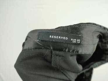 legginsy prążkowane reserved: Reserved, Spodnie materiałowe damskie, rozmiar M — 4