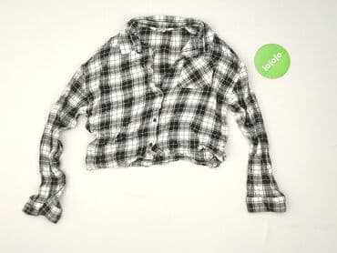 top z koronką sinsay: Shirt 13 years, condition - Good, pattern - Cell, color - Grey — 2