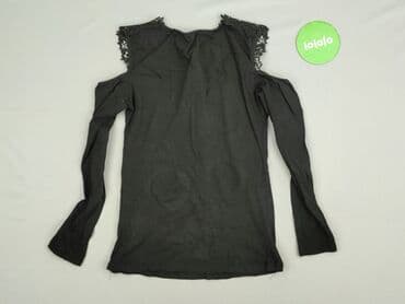 eleganckie czarne bluzki z dekoltem: Bluzka damska, rozmiar S — 3
