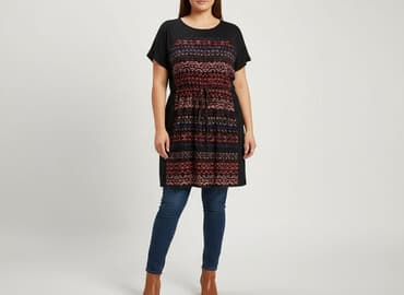 sukienka w azteckie wzory: AX Paris, Tunika damska, rozmiar XL — 6