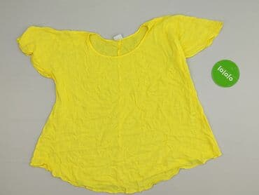 żółte bluzki z krótkim rękawem: Bluzka damska, rozmiar L — 2