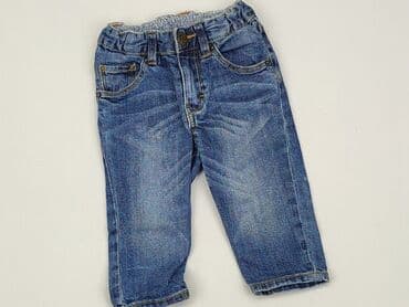 джинсова куртка: Denim pants, H&M, 6-9 months, condition - Good — 1